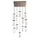 Parallel LED Pendant in Flat Bronze (404|CHB0042-12-FB-CG-C01-L1)