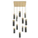 Parallel LED Pendant in Gilded Brass (404|CHB0042-12-GB-SG-C01-L3)