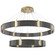 Parallel LED Chandelier in Gilded Brass (404|CHB0042-2D-GB-SG-CA1-L3)