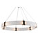 Parallel LED Chandelier in Flat Bronze (404|CHB0042-48-FB-CG-CA1-L1)