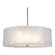 Textured Glass Four Light Chandelier in Satin Nickel (404|CHB0044-24-SN-FG-001-E2)
