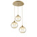 Terra Pendant in Gilded Brass (404|CHB0047-03-GB-OA-C01-E2)