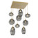 Misto Pendant in Gilded Brass (404|CHB0048-09-GB-OS-C01-E2)