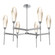 Aalto LED Chandelier in Gunmetal (404|CHB0049-37-GM-RA-001-L3)