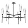 Aalto LED Chandelier in Matte Black (404|CHB0049-37-MB-RC-001-L3)