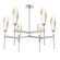 Aalto LED Chandelier in Satin Nickel (404|CHB0049-37-SN-RA-001-L3)
