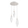 Rock Crystal LED Pendant in Beige Silver (404|CHB0050-03-BS-CC-C01-L1)