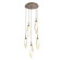 Rock Crystal LED Pendant in Flat Bronze (404|CHB0050-05-FB-CA-C01-L1)