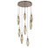Rock Crystal LED Pendant in Flat Bronze (404|CHB0050-08-FB-CB-C01-L3)