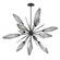 Rock Crystal LED Lantern in Matte Black (404|CHB0050-0A-MB-CS-001-L3)