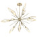 Rock Crystal LED Starburst in Gilded Brass (404|CHB0050-0B-GB-CA-001-L1)