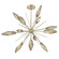 Rock Crystal LED Starburst in Gilded Brass (404|CHB0050-0B-GB-CB-001-L1)