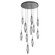 Rock Crystal LED Pendant in Matte Black (404|CHB0050-11-MB-CS-C01-L3)