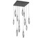 Rock Crystal LED Pendant in Matte Black (404|CHB0050-12-MB-CS-C01-L1)