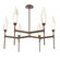 Rock Crystal LED Chandelier in Flat Bronze (404|CHB0050-37-FB-CA-001-L1)