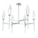 Rock Crystal LED Chandelier in Satin Nickel (404|CHB0050-37-SN-CC-001-L1)
