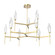 Rock Crystal LED Chandelier in Gilded Brass (404|CHB0050-54-GB-CC-001-L1)