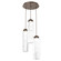 Ledgestone LED Pendant in Flat Bronze (404|CHB0056-03-FB-LC-C01-L3)