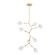 Blossom LED Lantern in Gilded Brass (404|CHB0059-VB-GB-BC-001-L3)