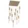 Axis LED Pendant in Gilded Brass (404|CHB0060-12-GB-GC-C01-L3)