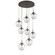 Aster Eight Light Pendant in Flat Bronze (404|CHB0062-08-FB-C-C01-E2)