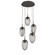 Meteo Five Light Pendant in Flat Bronze (404|CHB0063-05-FB-S-C01-E2)