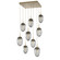 Meteo Nine Light Pendant in Gilded Brass (404|CHB0063-09-GB-S-C01-E2)