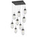Meteo Nine Light Pendant in Matte Black (404|CHB0063-09-MB-C-C01-E2)