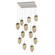 Meteo 12 Light Pendant in Beige Silver (404|CHB0063-12-BS-B-C01-E2)