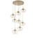 Nova Eight Light Pendant in Gilded Brass (404|CHB0064-08-GB-A-C01-E2)