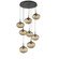 Nebula Eight Light Pendant in Matte Black (404|CHB0064-08-MB-B-C01-E2)
