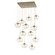 Nebula 12 Light Pendant in Gilded Brass (404|CHB0064-12-GB-A-C01-E2)