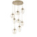 Cosmos Eight Light Pendant in Gilded Brass (404|CHB0065-08-GB-A-C01-E2)