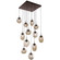 Cosmos Nine Light Pendant in Beige Silver (404|CHB0065-09-BS-A-C01-E2) Cosmos Nine Light Pendant in Beige Silver (404|CHB0065-09-BS-A-C01-E2)