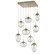 Cosmos Nine Light Pendant in Gilded Brass (404|CHB0065-09-GB-C-C01-E2)