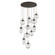 Cosmos 11 Light Pendant in Flat Bronze (404|CHB0065-11-FB-C-C01-E2)