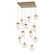 Cosmos 12 Light Pendant in Gilded Brass (404|CHB0065-12-GB-A-C01-E2)