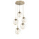 Aster LED Pendant in Gilded Brass (404|CHB0066-05-GB-GA-C01-L1)