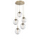 Aster LED Pendant in Gilded Brass (404|CHB0066-05-GB-GC-C01-L1)