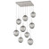 Aster LED Pendant in Beige Silver (404|CHB0066-09-BS-GS-C01-L3)