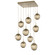Aster LED Pendant in Gilded Brass (404|CHB0066-09-GB-ZB-C01-L3)