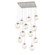 Aster LED Pendant in Beige Silver (404|CHB0066-12-BS-FA-C01-L1)