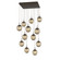 Aster LED Pendant in Flat Bronze (404|CHB0066-12-FB-GB-C01-L3)