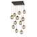 Aster LED Pendant in Flat Bronze (404|CHB0066-12-FB-ZB-C01-L3)