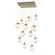 Aster LED Pendant in Gilded Brass (404|CHB0066-12-GB-GA-C01-L1)
