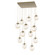 Aster LED Pendant in Gilded Brass (404|CHB0066-12-GB-ZA-C01-L3)