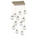 Aster LED Pendant in Gilded Brass (404|CHB0066-12-GB-ZC-C01-L1)