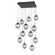 Aster LED Pendant in Matte Black (404|CHB0066-12-MB-ZS-C01-L1)