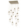 Meteo LED Pendant in Gilded Brass (404|CHB0067-12-GB-FA-C01-L3)