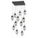 Meteo LED Pendant in Matte Black (404|CHB0067-12-MB-GS-C01-L1)